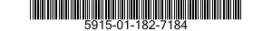 5915-01-182-7184 NETWORK,PULSE FORMING 5915011827184 011827184