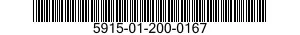 5915-01-200-0167 FILTER,BAND PASS 5915012000167 012000167
