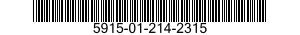 5915-01-214-2315 FILTER,BAND PASS 5915012142315 012142315