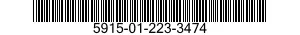 5915-01-223-3474 FILTER,BAND PASS 5915012233474 012233474