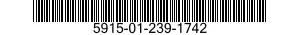 5915-01-239-1742 FILTER,RADIO FREQUENCY INTERFERENCE 5915012391742 012391742