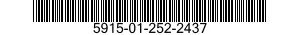 5915-01-252-2437  5915012522437 012522437