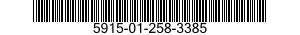 5915-01-258-3385  5915012583385 012583385