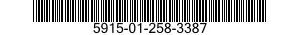 5915-01-258-3387  5915012583387 012583387