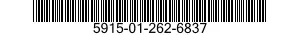 5915-01-262-6837 FILTER,RADIO FREQUENCY INTERFERENCE 5915012626837 012626837