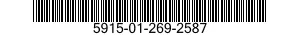 5915-01-269-2587 FILTER ASSEMBLY,ELECTRICAL 5915012692587 012692587