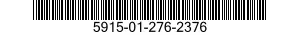 5915-01-276-2376 FILTER,RADIO FREQUENCY INTERFERENCE 5915012762376 012762376