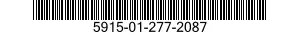 5915-01-277-2087 FILTER,RADIO FREQUENCY INTERFERENCE 5915012772087 012772087