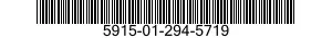 5915-01-294-5719 FILTER,RADIO FREQUENCY INTERFERENCE 5915012945719 012945719