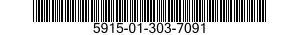 5915-01-303-7091 FILTER,RADIO FREQUENCY INTERFERENCE 5915013037091 013037091