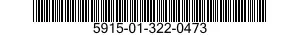 5915-01-322-0473 FILTER,LOW PASS 5915013220473 013220473
