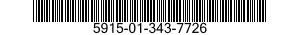 5915-01-343-7726  5915013437726 013437726