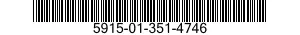 5915-01-351-4746 FILTER,RADIO FREQUENCY INTERFERENCE 5915013514746 013514746