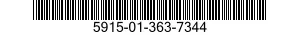 5915-01-363-7344 FILTER,BAND PASS 5915013637344 013637344