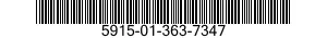 5915-01-363-7347 FILTER,BAND PASS 5915013637347 013637347