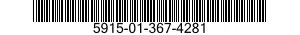 5915-01-367-4281 FILTER,RADIO FREQUENCY INTERFERENCE 5915013674281 013674281
