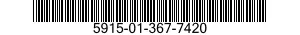 5915-01-367-7420 FILTER,BAND PASS 5915013677420 013677420