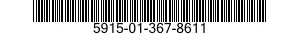 5915-01-367-8611 FILTER SUBASSEMBLY 5915013678611 013678611