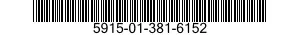 5915-01-381-6152 FILTER ASSEMBLY,ELECTRICAL 5915013816152 013816152