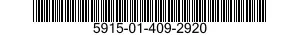 5915-01-409-2920 FILTER,BAND PASS 5915014092920 014092920