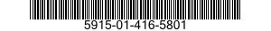 5915-01-416-5801 FILTER ASSEMBLY,ELECTRICAL 5915014165801 014165801