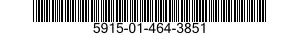 5915-01-464-3851 FILTER,RADIO FREQUENCY INTERFERENCE 5915014643851 014643851