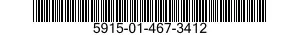 5915-01-467-3412 CAPACITOR-RESISTOR 5915014673412 014673412