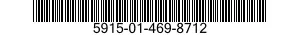 5915-01-469-8712 FILTER,RADIO FREQUENCY INTERFERENCE 5915014698712 014698712