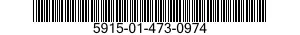 5915-01-473-0974 FILTER ASSEMBLY,ELECTRICAL 5915014730974 014730974