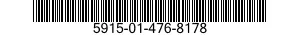 5915-01-476-8178 RECTIFIER NETWORK,UNITIZED 5915014768178 014768178