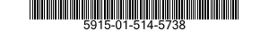 5915-01-514-5738 FILTER,BAND PASS 5915015145738 015145738