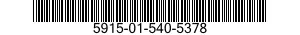 5915-01-540-5378 FILTER,RADIO FREQUENCY INTERFERENCE 5915015405378 015405378
