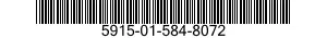 5915-01-584-8072 FILTER,RADIO FREQUENCY INTERFERENCE 5915015848072 015848072