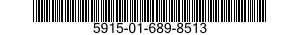 5915-01-689-8513 FILTER,RADIO FREQUENCY INTERFERENCE 5915016898513 016898513