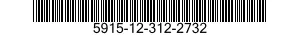 5915-12-312-2732 FILTER,RADIO FREQUENCY INTERFERENCE 5915123122732 123122732