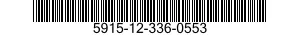 5915-12-336-0553 FILTER,RADIO FREQUENCY INTERFERENCE 5915123360553 123360553