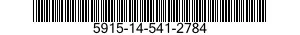 5915-14-541-2784 FILTER,RADIO FREQUENCY INTERFERENCE 5915145412784 145412784