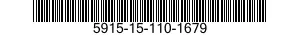 5915-15-110-1679 FILTER,RADIO FREQUENCY INTERFERENCE 5915151101679 151101679