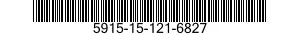 5915-15-121-6827 FILTER,BAND PASS 5915151216827 151216827