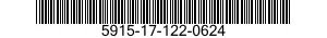 5915-17-122-0624 FILTER,RADIO FREQUENCY INTERFERENCE 5915171220624 171220624