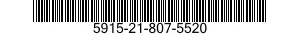5915-21-807-5520 FILTER,LOW PASS 5915218075520 218075520