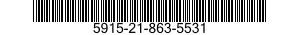 5915-21-863-5531 FILTER,BAND PASS 5915218635531 218635531