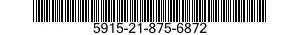5915-21-875-6872 FILTER,RADIO FREQUENCY INTERFERENCE 5915218756872 218756872