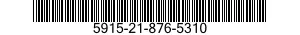 5915-21-876-5310 FILTER,RADIO FREQUENCY INTERFERENCE 5915218765310 218765310