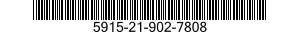 5915-21-902-7808 RETAINER,ELECTRICAL FILTER 5915219027808 219027808