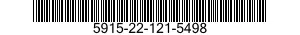 5915-22-121-5498 NETWORK,HYBRID CIRCUIT 5915221215498 221215498