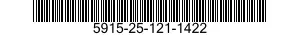 5915-25-121-1422 FILTER,RADIO FREQUENCY INTERFERENCE 5915251211422 251211422
