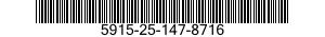 5915-25-147-8716 TUNING UNIT,RADIO FREQUENCY 5915251478716 251478716