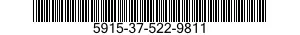 5915-37-522-9811 FILTER,RADIO FREQUENCY INTERFERENCE 5915375229811 375229811