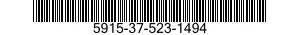 5915-37-523-1494 FILTER,RADIO FREQUENCY INTERFERENCE 5915375231494 375231494